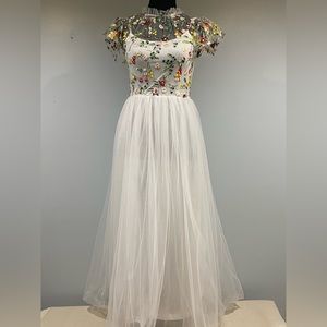 Elegant wedding, Prom, formal, dainty, fairy dress adult size small. SHEIN